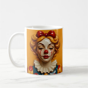 Porzellan Clown Charm Kaffeetasse