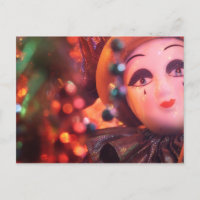 Porzellan Clown Custom Postcard