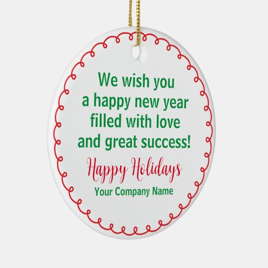 Porzellan Feiertage Weihnachtsschmuck Personalisie (Rechts)