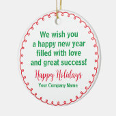 Porzellan Feiertage Weihnachtsschmuck Personalisie (Links)