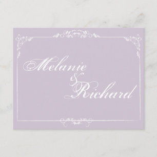 Porzellan Frame Lilac Einladung