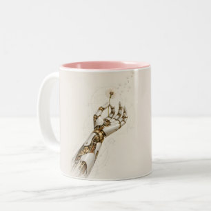 Porzellan Gnade Zweifarbige Tasse