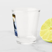 Porzellan im Schnee X Schnapsglas (Rechts)