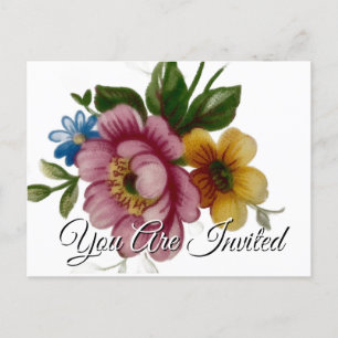 Porzellan Inspiriert Blumenladen Postkarte