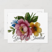 Porzellan Inspiriert Blumenladen Postkarte (Vorne/Hinten)