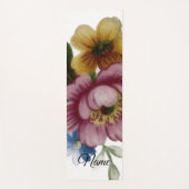 Porzellan-inspirierte Flora Yogamatte (Vorderseite)