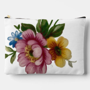 Porzellan inspirierter Blumenprint Cut Sew Bag Zubehörtasche