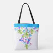 Porzellanbeeren auf einer Tasche (Rückseite)