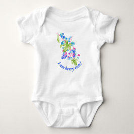 Porzellanberries auf einem Baby-Bodysuit Baby Strampler