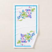 Porzellanberries auf einem Badetuch-Set Badhandtuch Set (Handtuch)