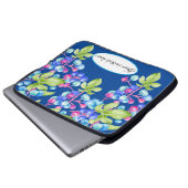 Porzellanberries auf einem Laptop-Sieb Laptopschutzhülle (Vorne Knopf)