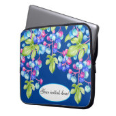 Porzellanberries auf einem Laptop-Sieb Laptopschutzhülle (Vorderseite Links)