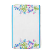 Porzellanberries auf einer Badematte (Vorderseite Vertikal)