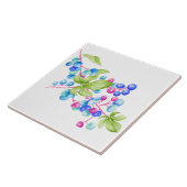 Porzellanberries auf einer Keramik (1) Fliese (Seite)