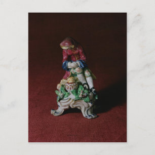Porzellanfigur Winter, c.1760-63 Postkarte