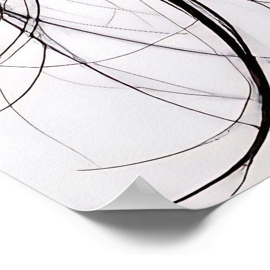 Porzellangesicht mit gefesseltem Herzen. Poster (Ecke)