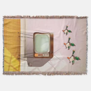 Porzellanherden an der Wand Decke