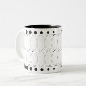 Porzellankaffee Zweifarbige Tasse (Vorderseite Links)