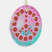 Porzellanschmuck für die Blume des Friedens Keramik Ornament (Rechts)