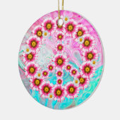 Porzellanschmuck für die Blume des Friedens Keramik Ornament (Links)