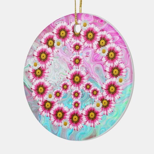 Porzellanschmuck für die Blume des Friedens Keramik Ornament (Links)