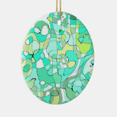 Porzellanschmuck Keramik Ornament (Rechts)