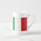 Porzellantasse Italien Fahne (Rechts)
