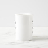 Porzellan Tasse (Vorderseite)
