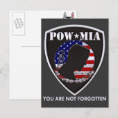 POS MIA - Schild Postkarte (Vorne/Hinten)