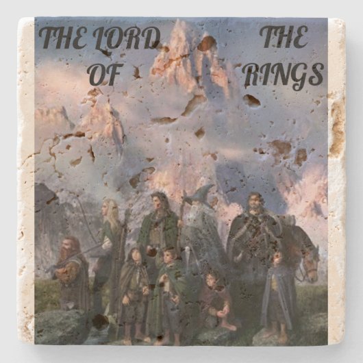 Posa vasos el señor de los anillos steinuntersetzer (Vorderseite)