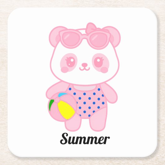 Posa vasos Lotus Vacation Rechteckiger Pappuntersetzer (Vorderseite)