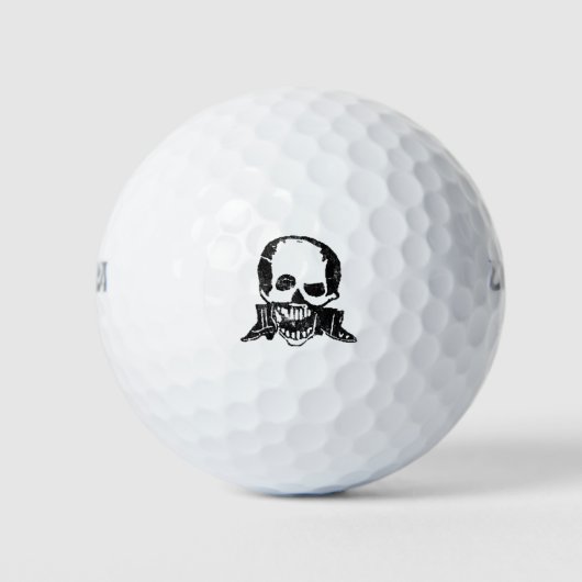 Posada Calavera Stiefel und Skull Golfball (Vorderseite)