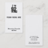 Posada Skeleton Couple Visitenkarte (Vorne/Hinten)