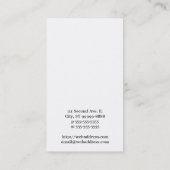 Posada Skeleton Couple Visitenkarte (Rückseite)