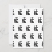 Posada Skeleton Einladung (Rückseite)