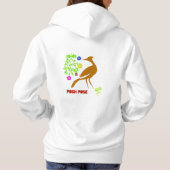 posante Pose Hoodie (Rückseite)