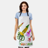 posanter Tintenfisch Schürze (Getragen)