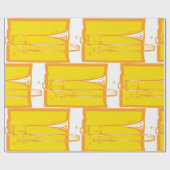 Posaune Geschenkpapier (Flach)
