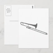 Posaune Postkarte (Vorne/Hinten)