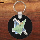 Posaune Schlüsselanhänger (Vorderseite)