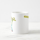 Posaunen-Strichmännchen Kaffeetasse (Mittel)