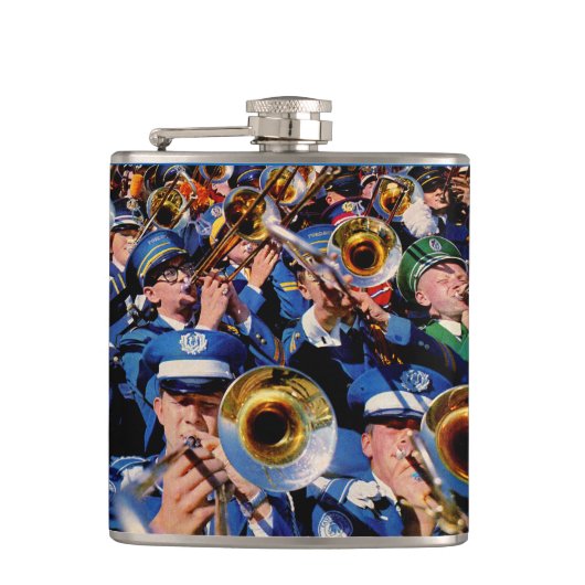 Posaunenmob AKA Bandgeeks verschwunden Flachmann (Vorderseite)