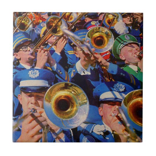 Posaunenmob AKA Bandgeeks verschwunden Fliese (Vorderseite)