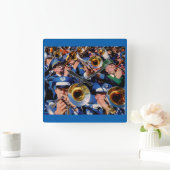 Posaunenmob AKA Bandgeeks verschwunden Quadratische Wanduhr (Zuhause)