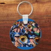 Posaunenmob AKA Bandgeeks verschwunden Schlüsselanhänger (Vorderseite)