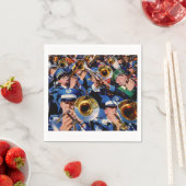 Posaunenmob AKA Bandgeeks verschwunden Serviette (Beispiel)