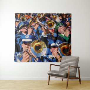 Posaunenmob AKA Bandgeeks verschwunden Wandteppich
