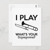 Posaunentwürfe Postkarte (Vorne/Hinten)