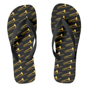 Posaunenzeichnung Badesandalen