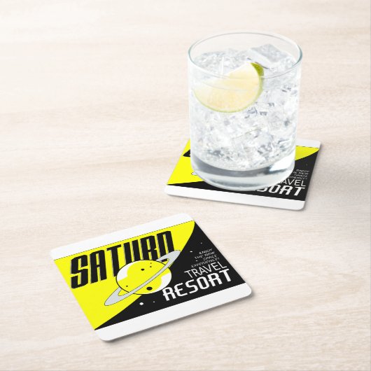 Posavasos de cartón con diseño espacial rechteckiger pappuntersetzer (Vor Ort)